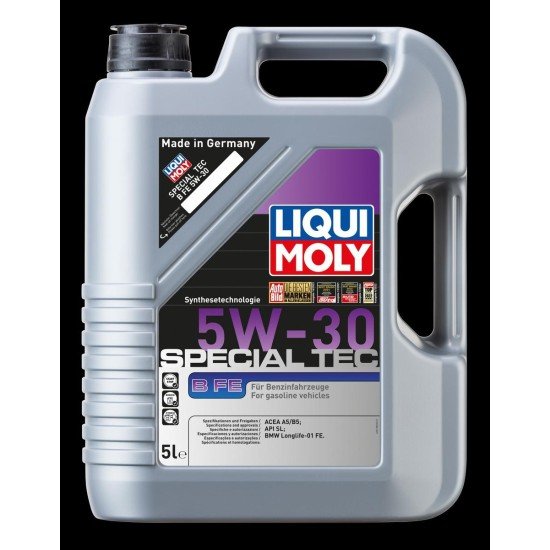 LIQUI MOLY Special Tec, B FE Λάδι κινητήρα
5W-30, 5l LIQUI MOLY Special Tec, B FE Λάδι κινητήρα
5W-30, 5l