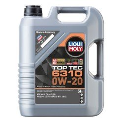 LIQUI MOLY Top Tec, 6310 Λάδι κινητήρα
0W-20, 5l LIQUI MOLY Top Tec, 6310 Λάδι κινητήρα
0W-20, 5l