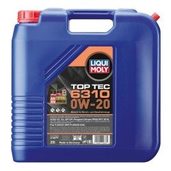 LIQUI MOLY Top Tec, 6310 Λάδι κινητήρα
0W-20, 20l LIQUI MOLY Top Tec, 6310 Λάδι κινητήρα
0W-20, 20l
