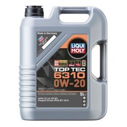 LIQUI MOLY Top Tec, 6310 Λάδι κινητήρα
0W-20, 5l LIQUI MOLY Top Tec, 6310 Λάδι κινητήρα
0W-20, 5l