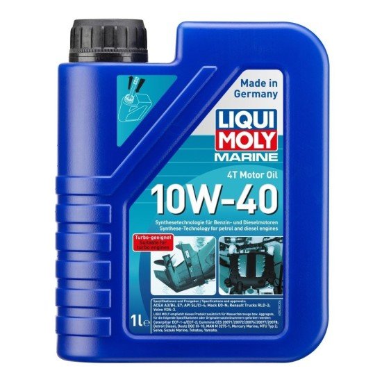 LIQUI MOLY MARINE Λάδι κινητήρα
10W-40, 1l, εν μέρει συνθετικό λάδι LIQUI MOLY MARINE Λάδι κινητήρα
10W-40, 1l, εν μέρει συνθετικό λάδι